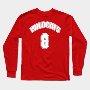 Wildcats #8 Long Sleeve T-Shirt